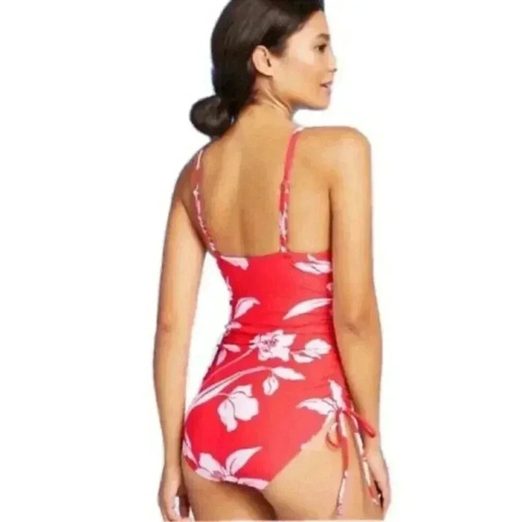Kona Sol Women's Side Cinch One Piece Swimsuit - Size XL - Picture 2 of 6